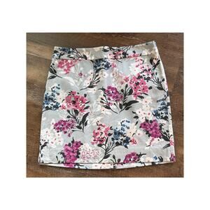 Ann Taylor Loft petites Lg Floral pencil skirt